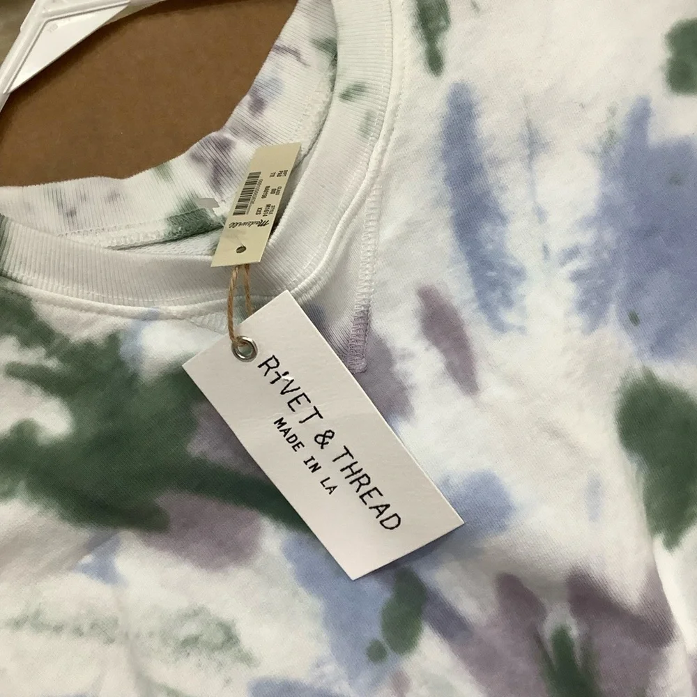Rivet & Thread Tie-Dye Crew Sweatshirt Oversized